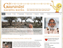 Tablet Screenshot of gauravani.com.br